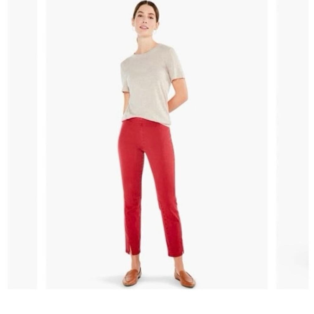 NIC+ZOE NWT Seams All Day Denim Slim Ankle Pants In Dahlia Size 16
